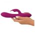 Javida - 3en1 vibrador giratorio con perlas (lila)