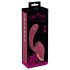 Javida - 2en1 vibrador con lengua (rojo)