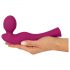 Sonrisa Varita Especial - Vibrador masajista rosa recargable