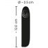 Minivibrador Smile impermeable (negro)