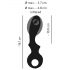 Eternal - Vibrador inflable punto G (negro)