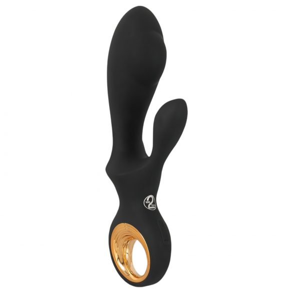 Eternal - vibrador inflable con estimulador de clítoris (negro)