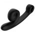 Caracol Vibe Curve - 2en1 vibrador estimulador clitorial (negro)