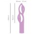 You2Toys Fabulous - vibrador recargable de 2 motores (morado)