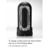 TENGA Flip Zero - potente masturbador (negro)