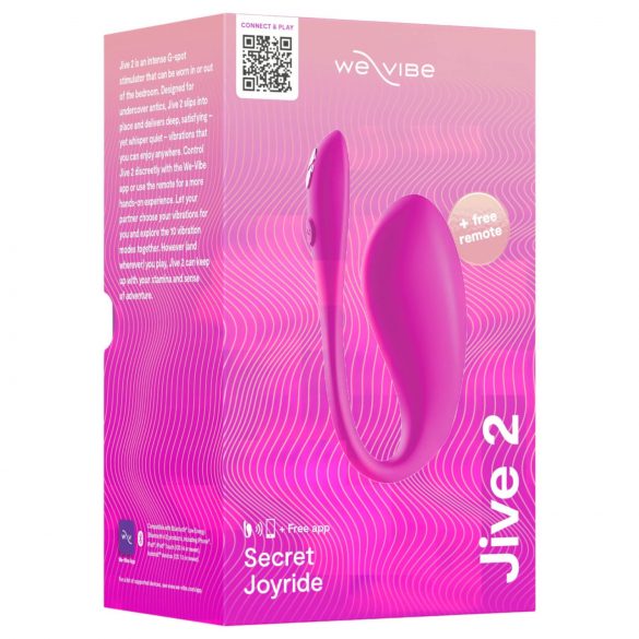 We-Vibe Jive 2 - huevo vibrador inteligente recargable (rosa)