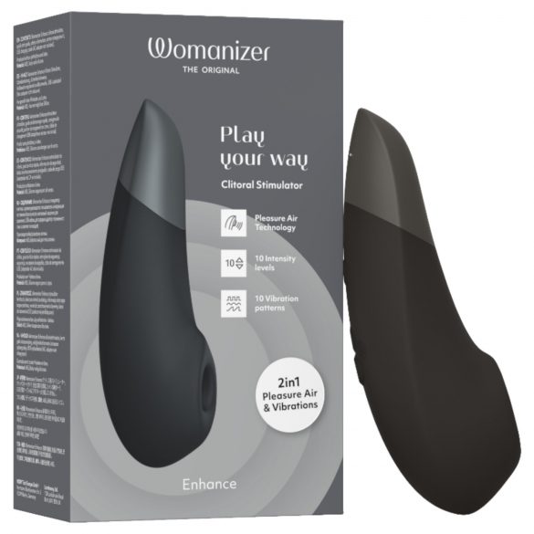 Womanizer Enhance - Estimulador de clítoris (negro)