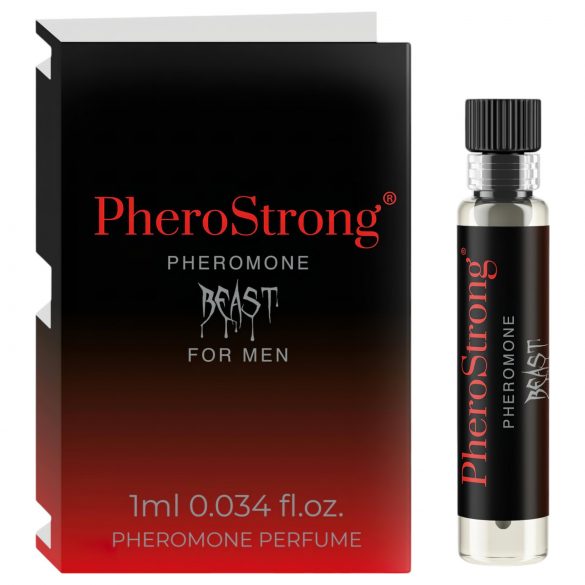 PheroStrong Beast - Perfume con feromonas para hombres (1 ml)