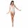 Passion BS064 - Body de red abierto (blanco) - Tallas S-L