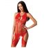 Pasión BS079 - Conjunto rojo de red sexy (Talla S-L)