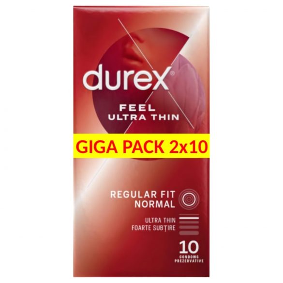 Durex Feel Ultra Thin: Sensación ultra real (2x10ud)