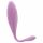 Serie Huevos - huevo vibrador con anillos giratorios (morado)