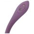 Serie Huevos - huevo vibrador con anillos giratorios (morado)