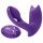 Inya Bump-N-Grind - Vibrador 2 en 1 con radio y calentador para clítoris (lila)