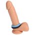 Doc Johnson The Big O - anillo vibrador que ilumina (azul)