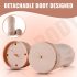 Masturbador Lonely succionador y vibrador recargable (natural)