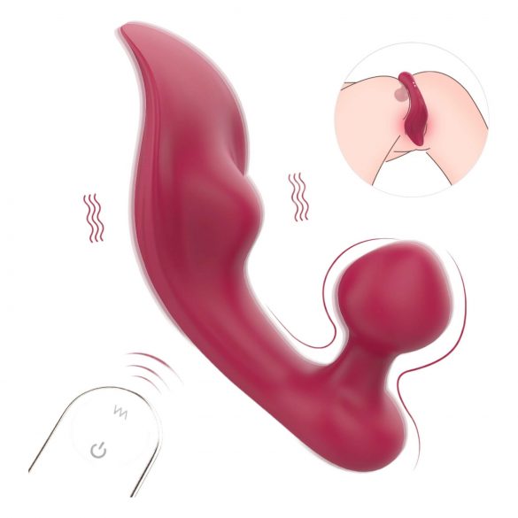 Sex HD Chomper - Vibrador clitorial y anal (rojo)