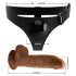 Arnés Pretty Love - universal con dildo 17 cm (negro)