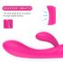 Vibrador recargable caliente y resistente al agua - Rosa