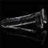 Lovetoy Flawless Clear - Dildo Transparente con Base de Succión - 19 cm