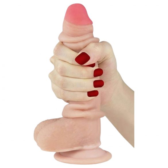 Dildo 18cm Piel-Natural, Doble Capa