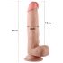 Dildo Lovetoy Sliding-Skin 21cm - Natural