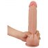 Dildo de doble capa 23cm natural - Deslizamiento Sensual