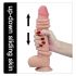 Dildo de doble capa 23cm natural - Deslizamiento Sensual