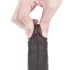 Dildo Lovetoy Piel Deslizante - 18cm Marrón