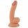 Mr. Rude: Dildo realista con ventosa y testículos - 18cm (natural)