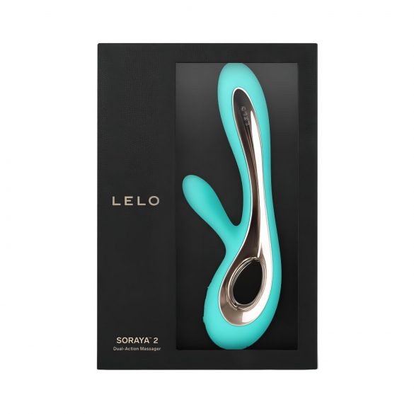 LELO Soraya 2 - Vibrador resistente al agua con brazo (turquesa)