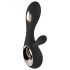 LELO Soraya Wave - vibrador negro con tecnología de pulsación y clítoris.