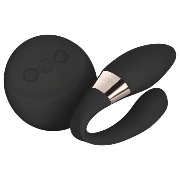 LELO Tiani Duo - Vibrador para parejas de silicona (negro)