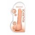 RealRock Dong 8 - Dildo realista con testículos (20 cm) - natural