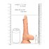 RealRock Dong 8 - Dildo realista con testículos (20 cm) - natural