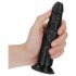 Dildo Realista RealRock Slim - 15,5cm (negro)