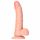 Dildo RealRock - Sujeción fuerte y real, 15,5cm (natural)