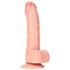 Dildo RealRock - Sujeción fuerte y real, 15,5cm (natural)