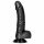 RealRock - Consolador realista con base de succión - 15,5cm (negro)