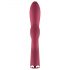 Raytech Rose - Vibrador rojo resistente al agua con estimulador de clítoris