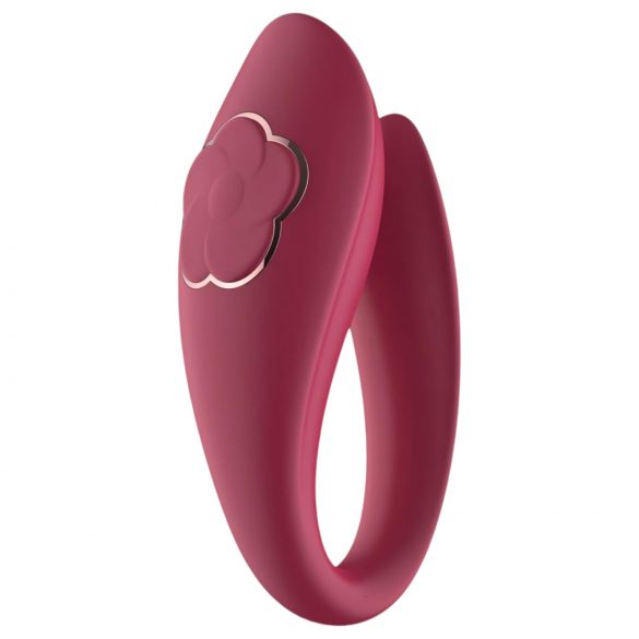 Raytech Rose - vibrador para parejas, recargable e impermeable (rojo)