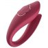 Raytech Rose - vibrador para parejas, recargable e impermeable (rojo)