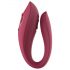 Raytech Rose - vibrador para parejas, recargable e impermeable (rojo)