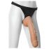 Doc Johnson Vac-U-Lock Hung 12 - Dildo realista con testículos (natural)