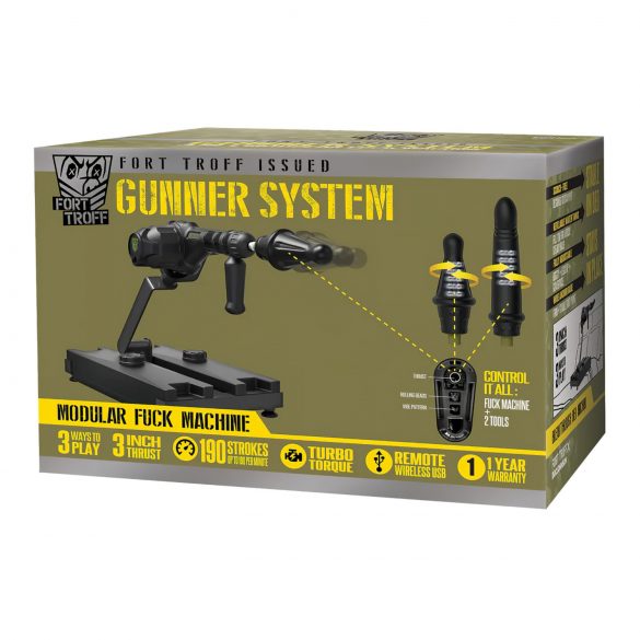 Doc Johnson Gunner System - Máquina de Placer (negra)