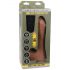 Doc Johnson Mini F-Machine Uncut - Vibrador Empujón a Control Remoto (Natural)