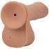 Doc Johnson Mini F-Machine Uncut - Vibrador Empujón a Control Remoto (Natural)