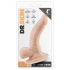 Dr. Skin 4 - Dildo realista con testículos y ventosa - Natural (12cm)