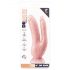 Dr. Skin 8 - Doble Dildo con Base de Succión (Natural)