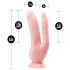 Dr. Skin 8 - Doble Dildo con Base de Succión (Natural)